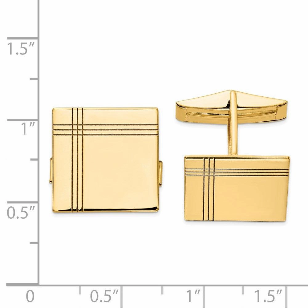 14k Cuff Links