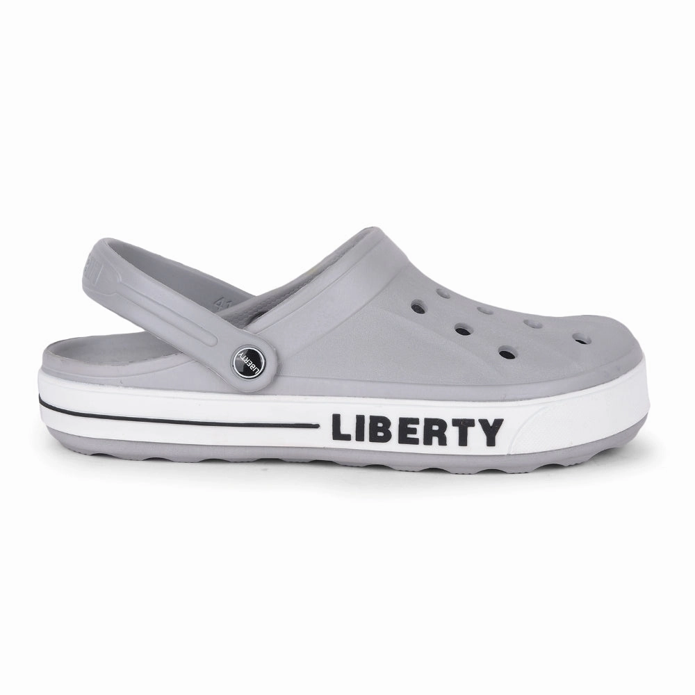 A-HA Light Grey Casual Slip-on Clogs For Men LITEWALK By Liberty