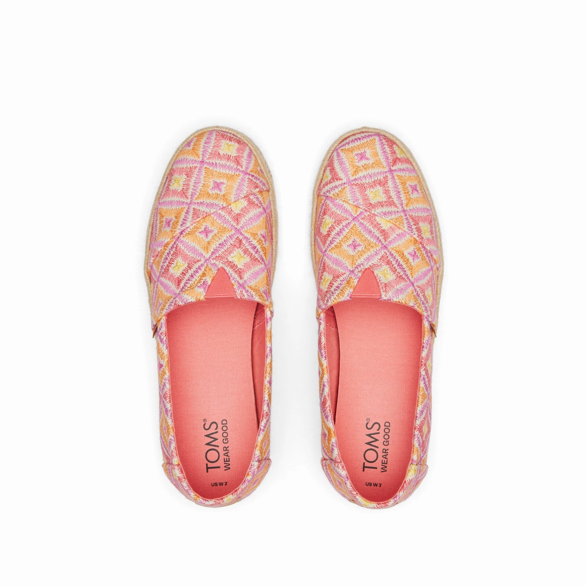 Alpargata Rope 2.0 Pink Geometric Espadrille