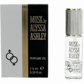 Alyssa Ashley Women's Perfume Oil - Fresh Musk with Irresistible Charm, 0.25 oz