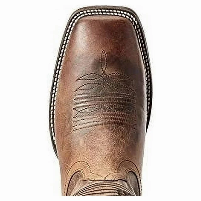 Ariat 10029699 Men's Circuit Patriot Western Boots - Weathered Brown - 12M