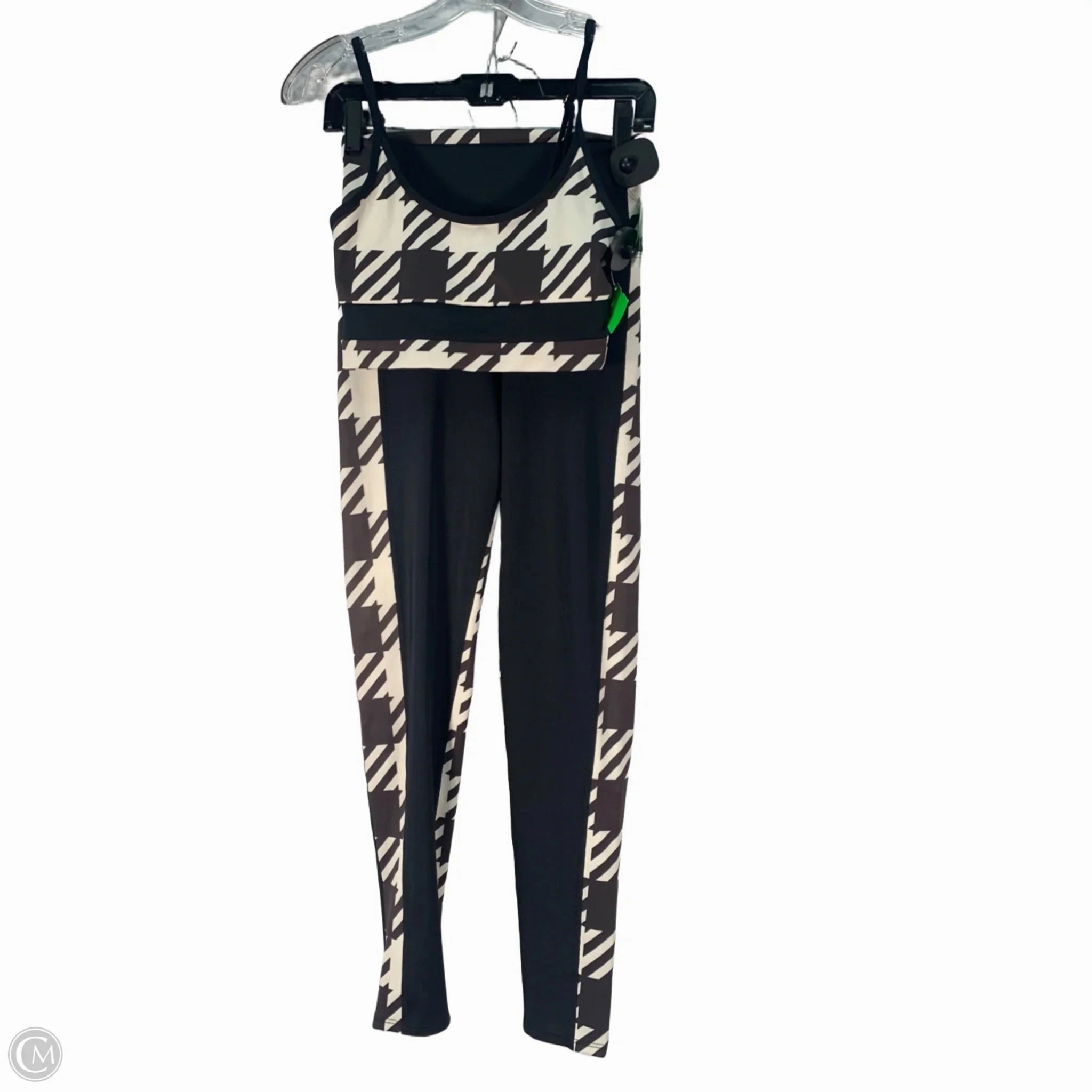 Athletic Bra By Beach Riot In Black & Cream. Size: S