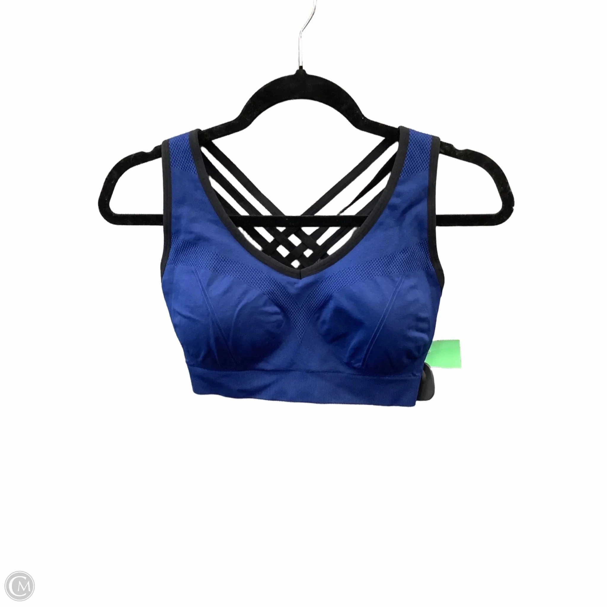 Athletic Bra By Clothes Mentor In Blue. Size: L