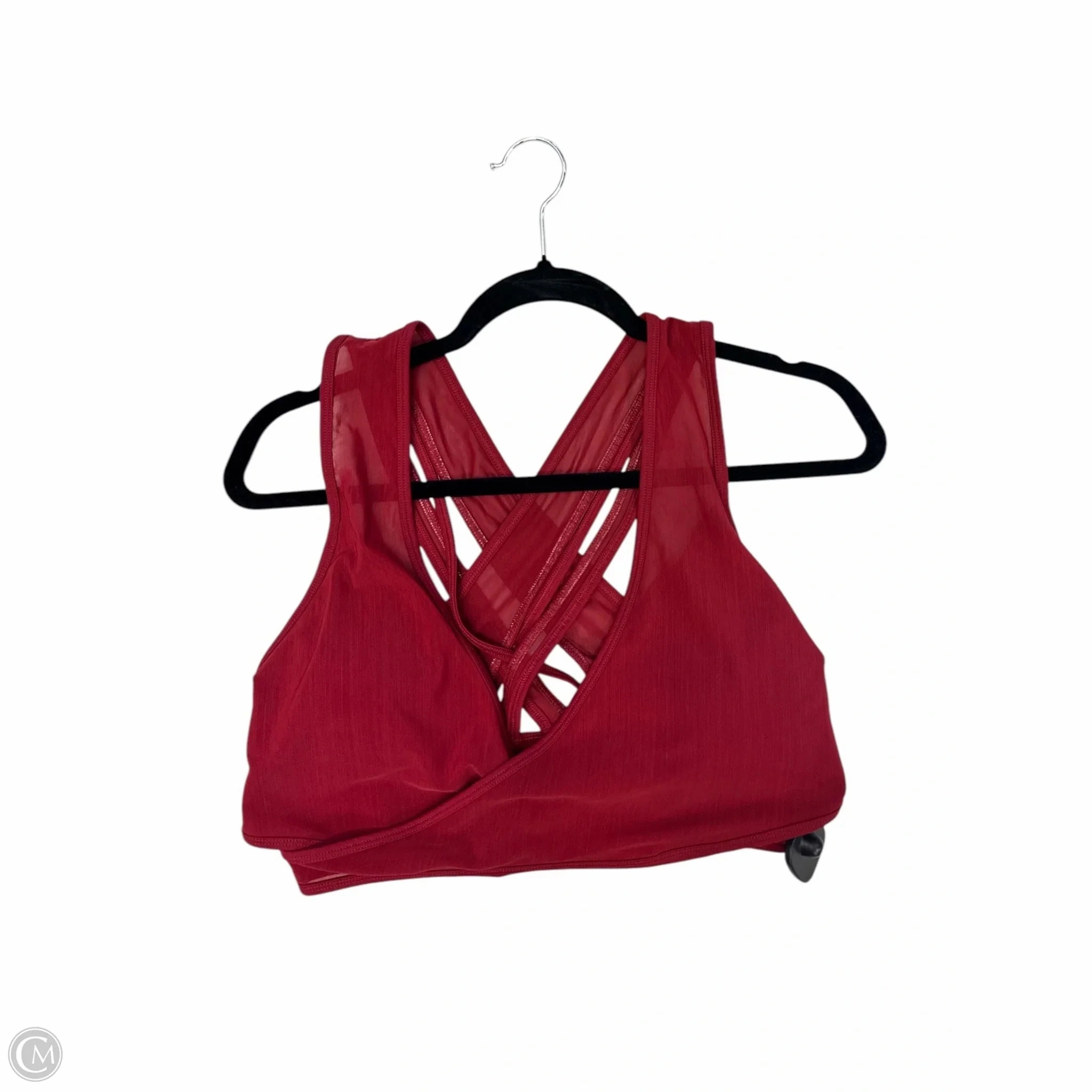 Athletic Bra By Fabletics In Red. Size: L
