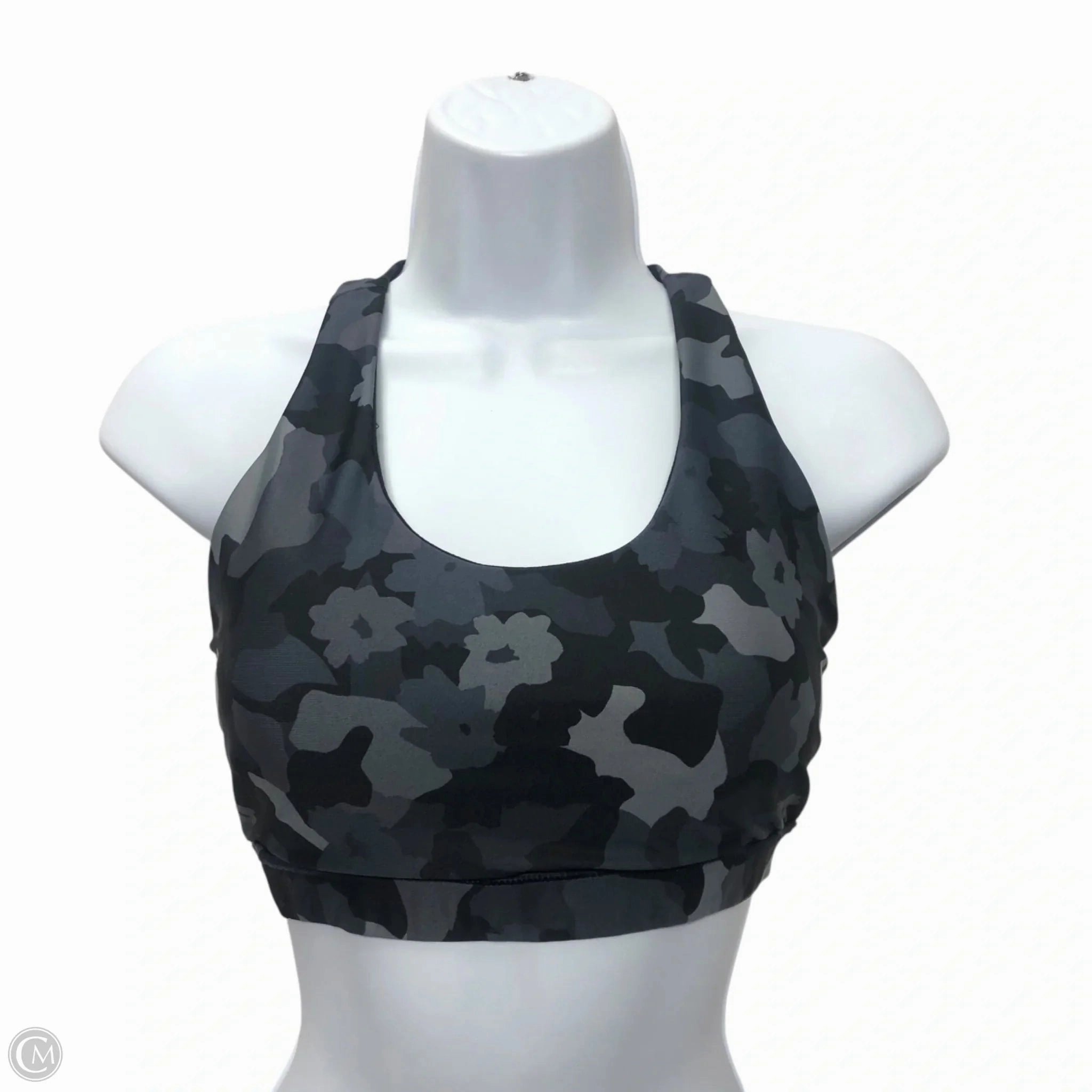 Athletic Bra By Johnny Was In Black & Grey. Size: S