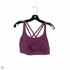 Athletic Bra By Lululemon In Purple. Size: 10