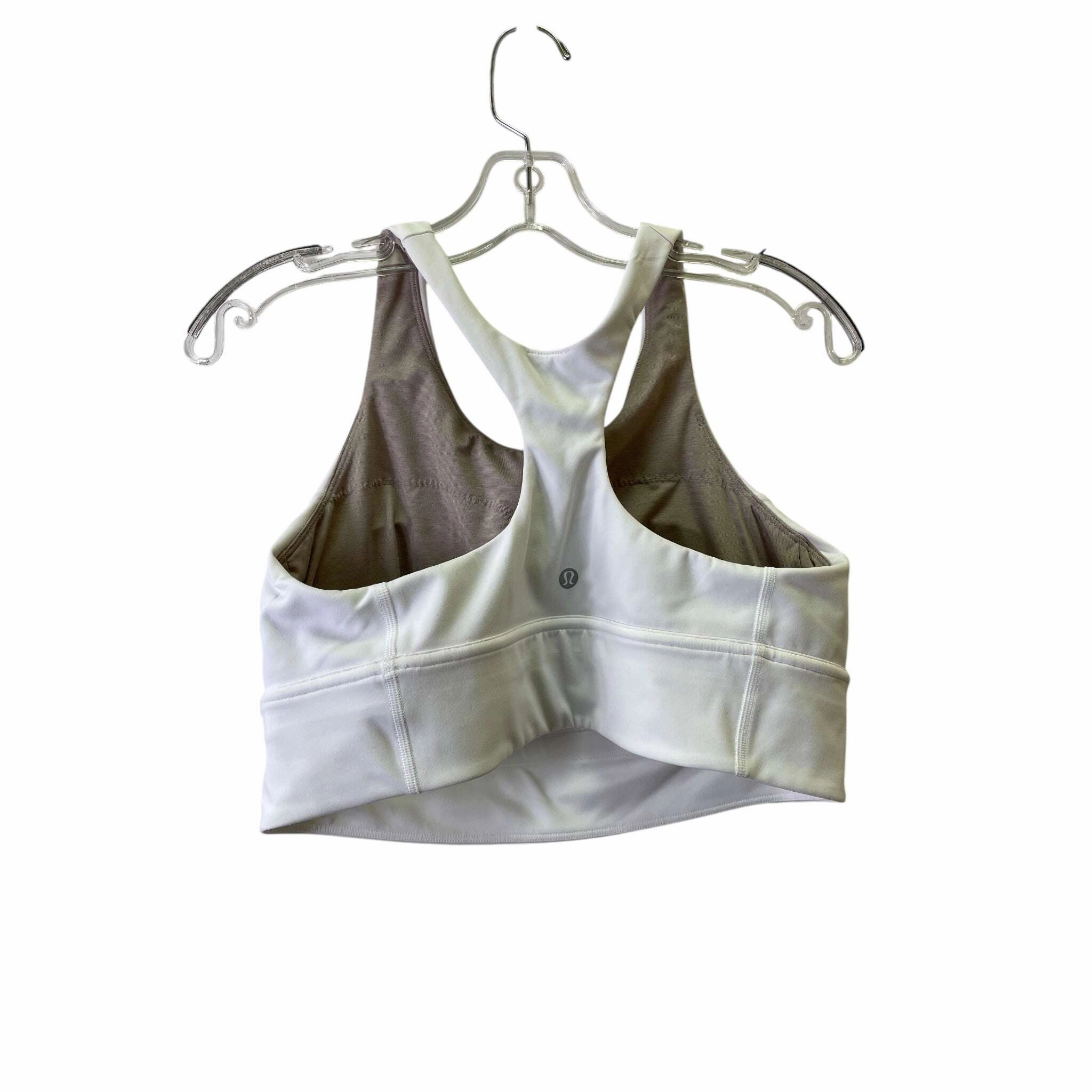 Athletic Bra By Lululemon In White. Size:L