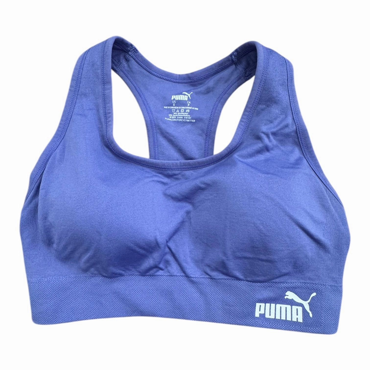 Athletic Bra By Puma In Purple. Size:S