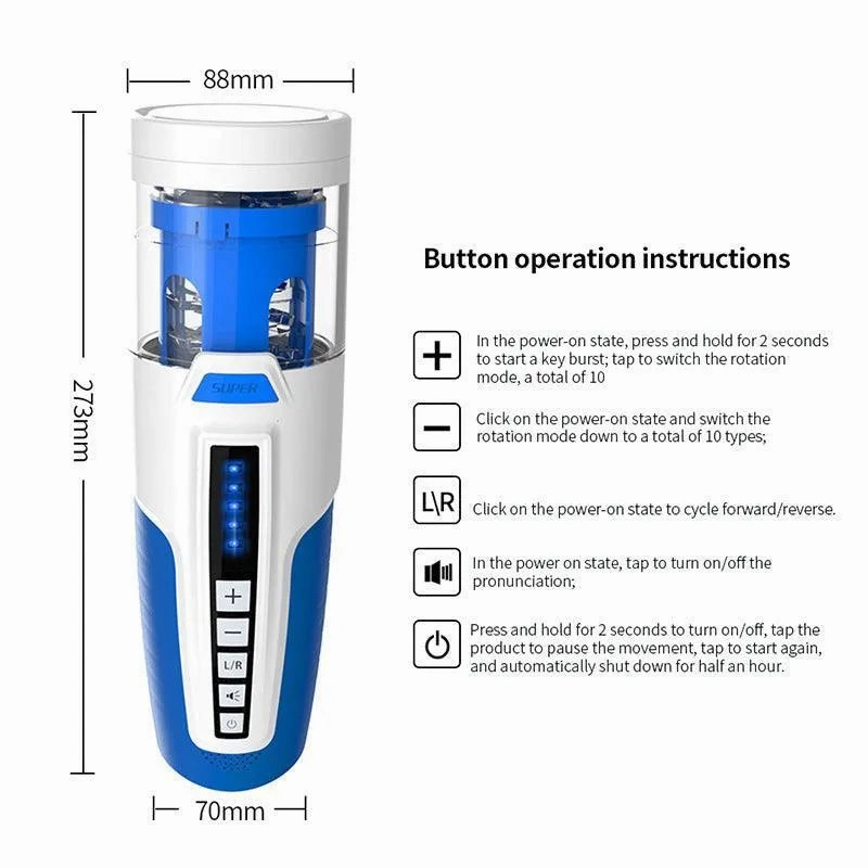 Automatic Thrusting Rotation Toy For Men