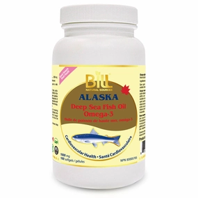 BILL Natural Sources® Deep Sea Fish Oil 1000mg Softgels