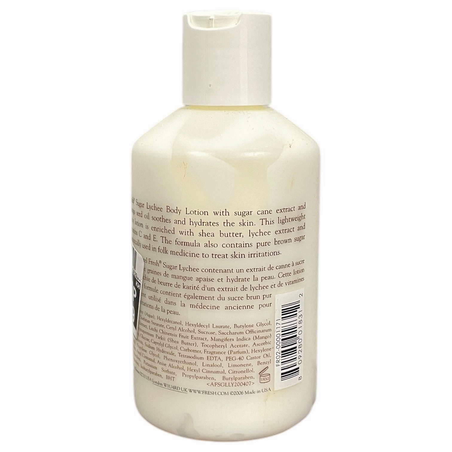 Body Moisturizer By Fresh In White