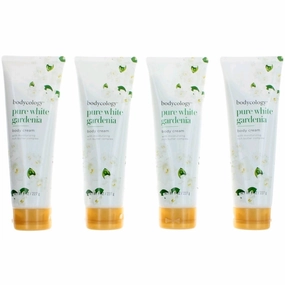 Bodycology Women's Body Cream - Pure White Gardenia 8 oz Moisturizing, Pack of 4