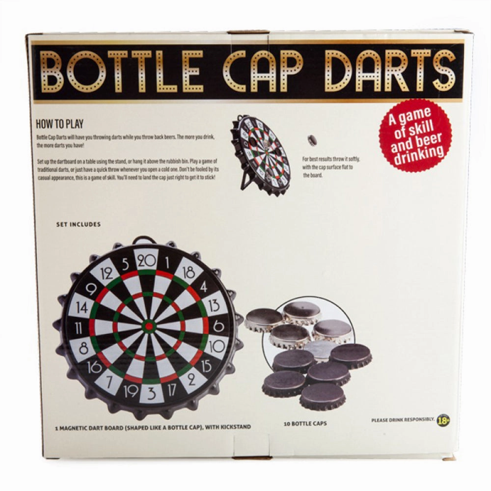 Bottle Cap Magnetic Darts Game