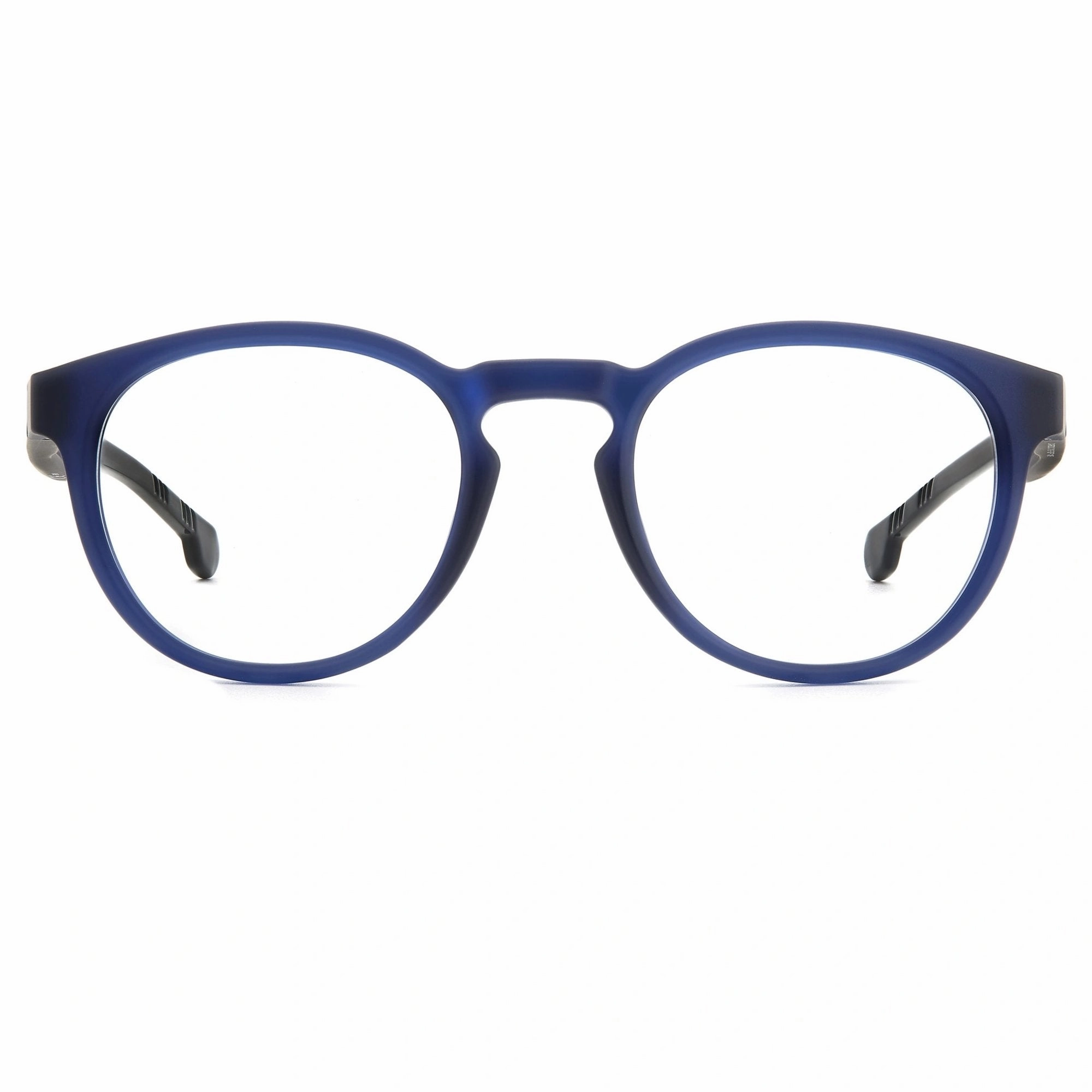 Carrera Men's Eyeglasses - Blue Plastic Full Rim Round Shape Frame | CARDUC 019 0PJP