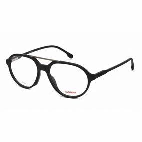 Carrera Men's Eyeglasses - Matte Black Full Rim Aviator Frame | CARRERA 228 0003 00