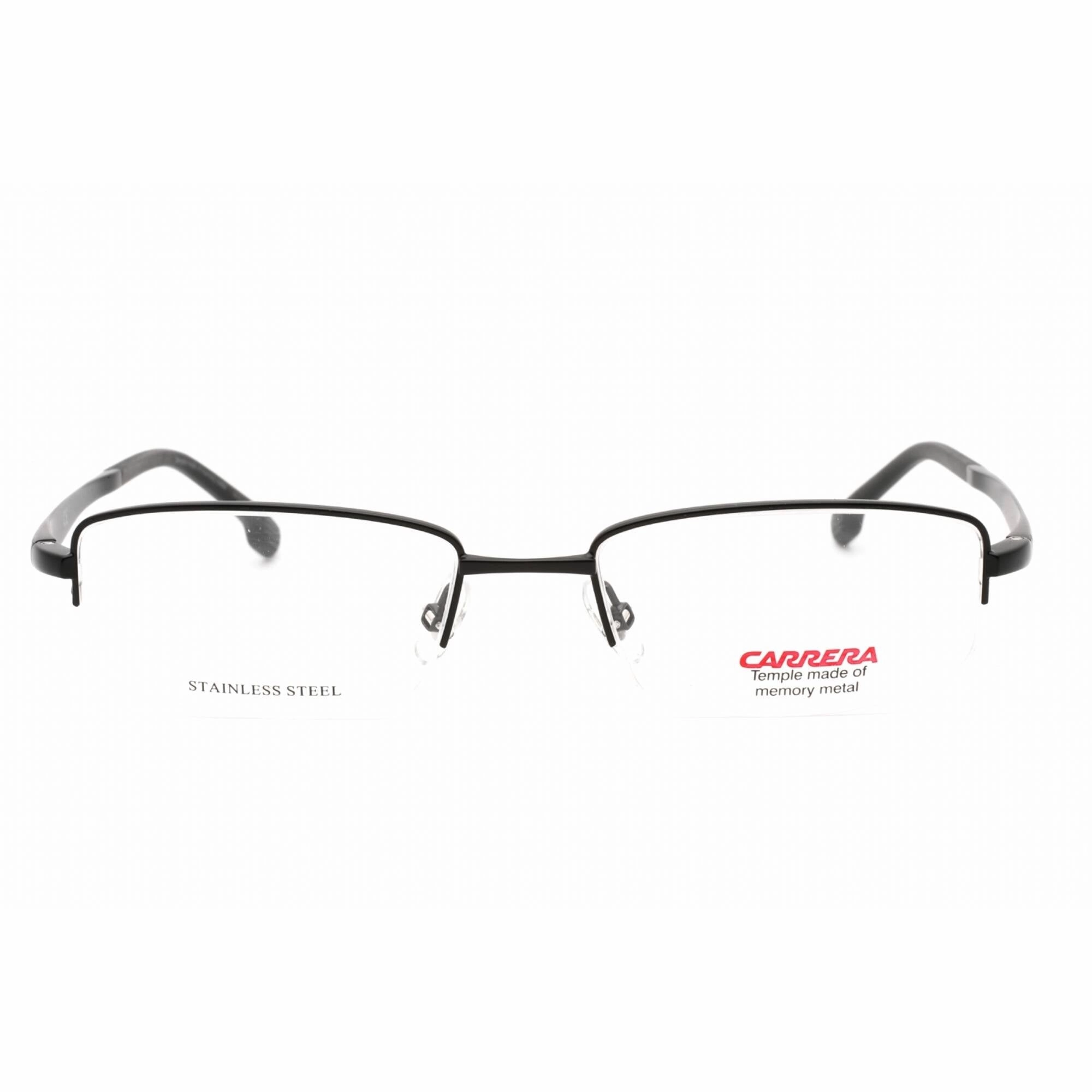 Carrera Men's Eyeglasses - Matte Black Metal Half Rim Frame | CARRERA 8860 0003 00
