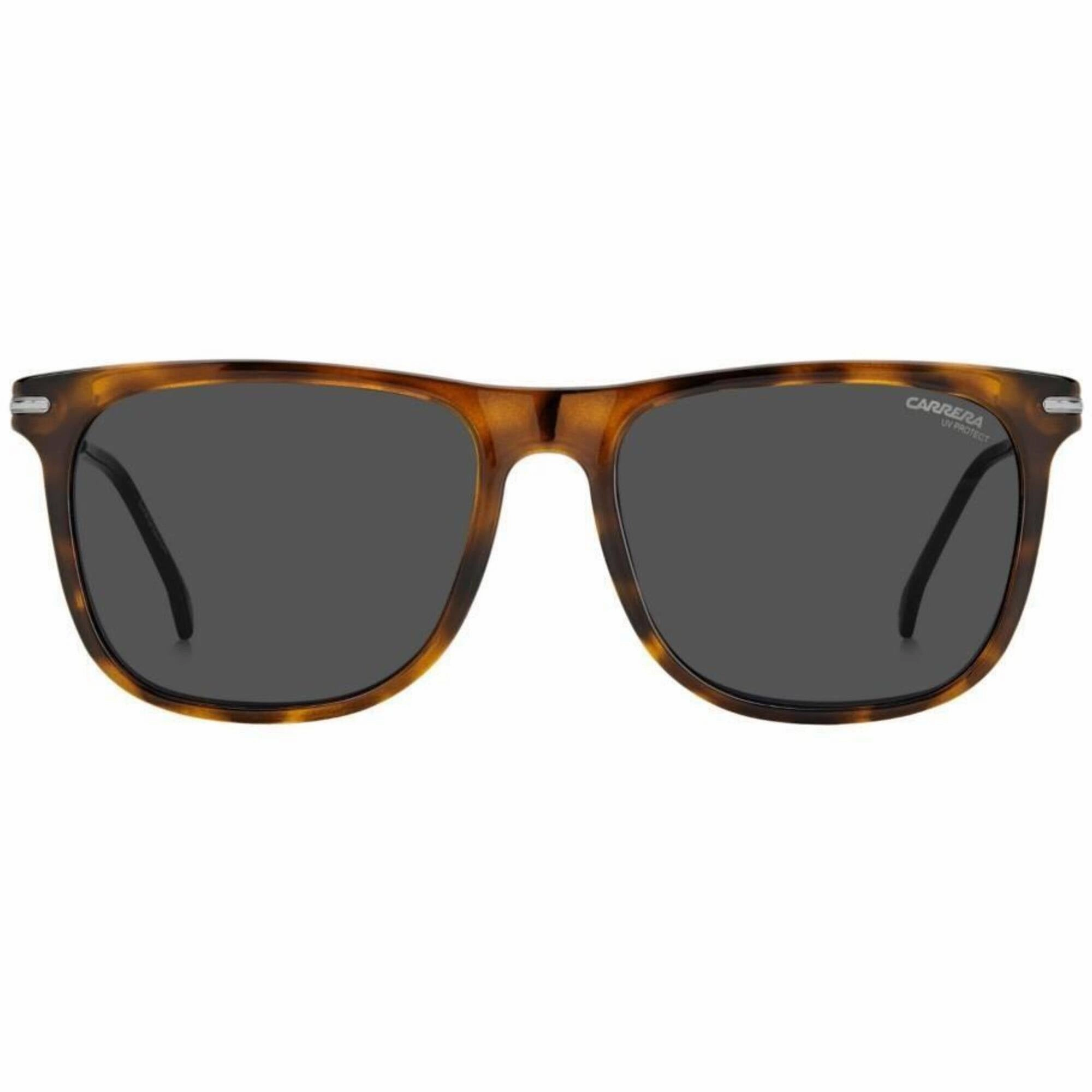Carrera Men's Sunglasses - Havana Polyamide Square Shape Frame Grey Lens | 276/S 86