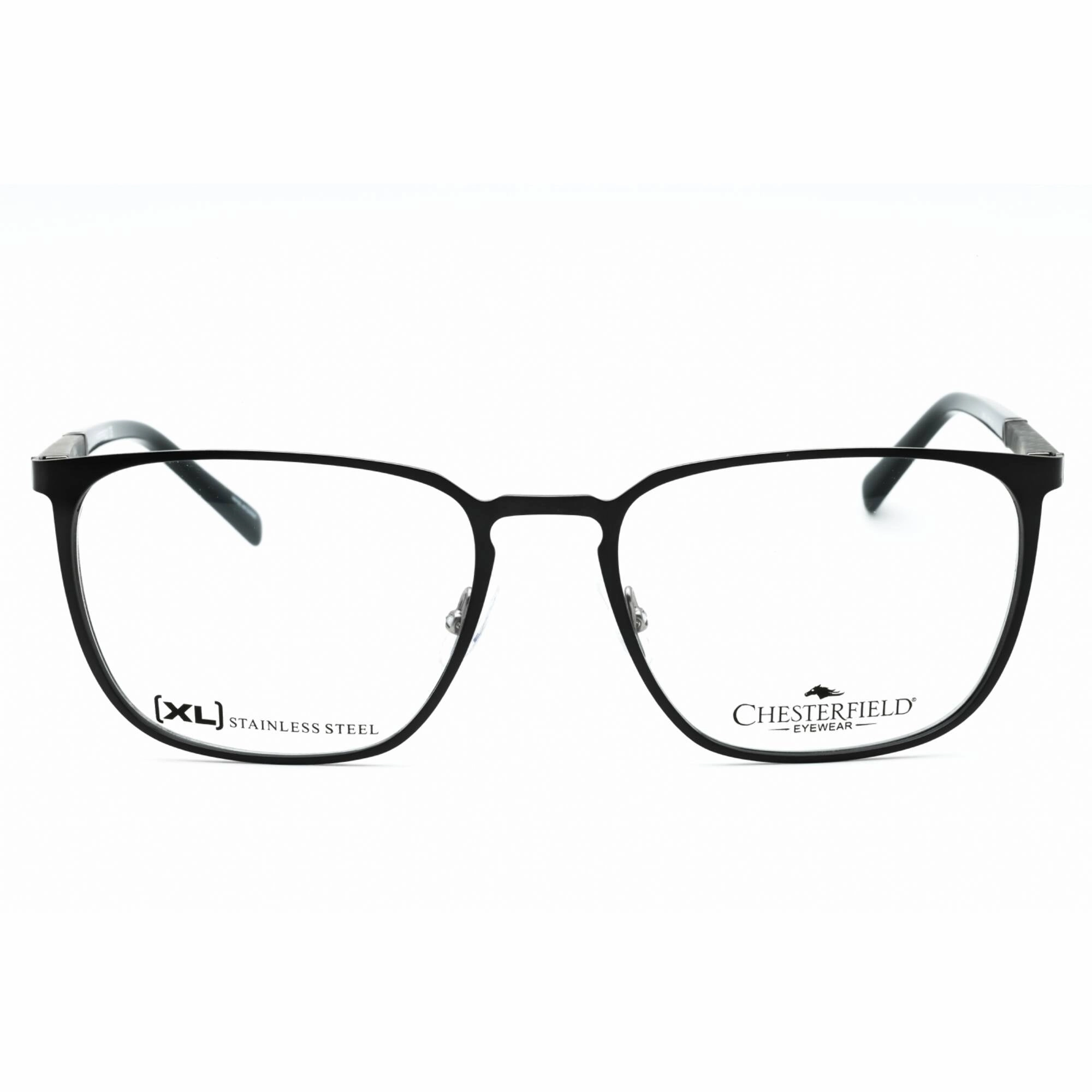 Chesterfield Men's Eyeglasses - Matte Grey Full Rim Square Frame | CH 99XL 0FRE 00