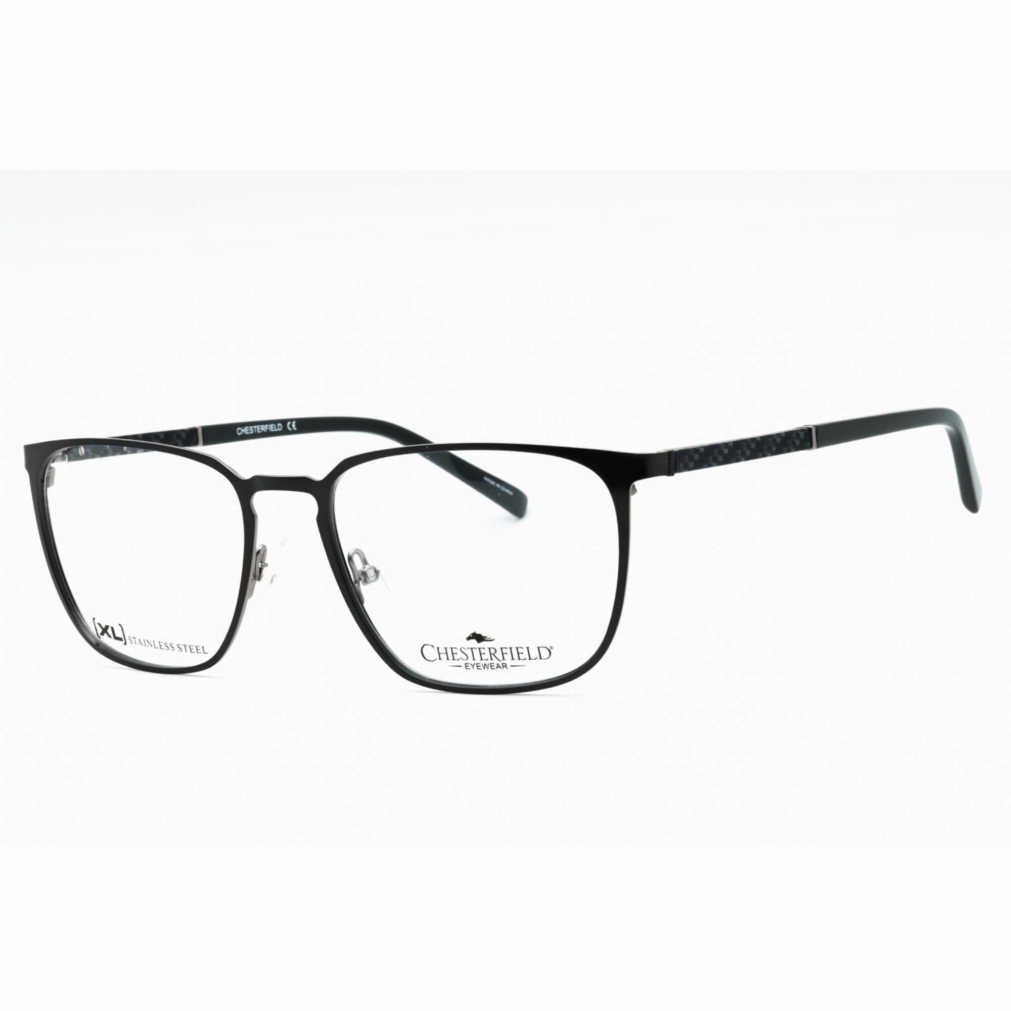 Chesterfield Men's Eyeglasses - Matte Grey Full Rim Square Frame | CH 99XL 0FRE 00