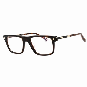 Chopard Men's Eyeglasses - Tortoise Plastic Rectangular Full Rim Frame | VCH313 0722