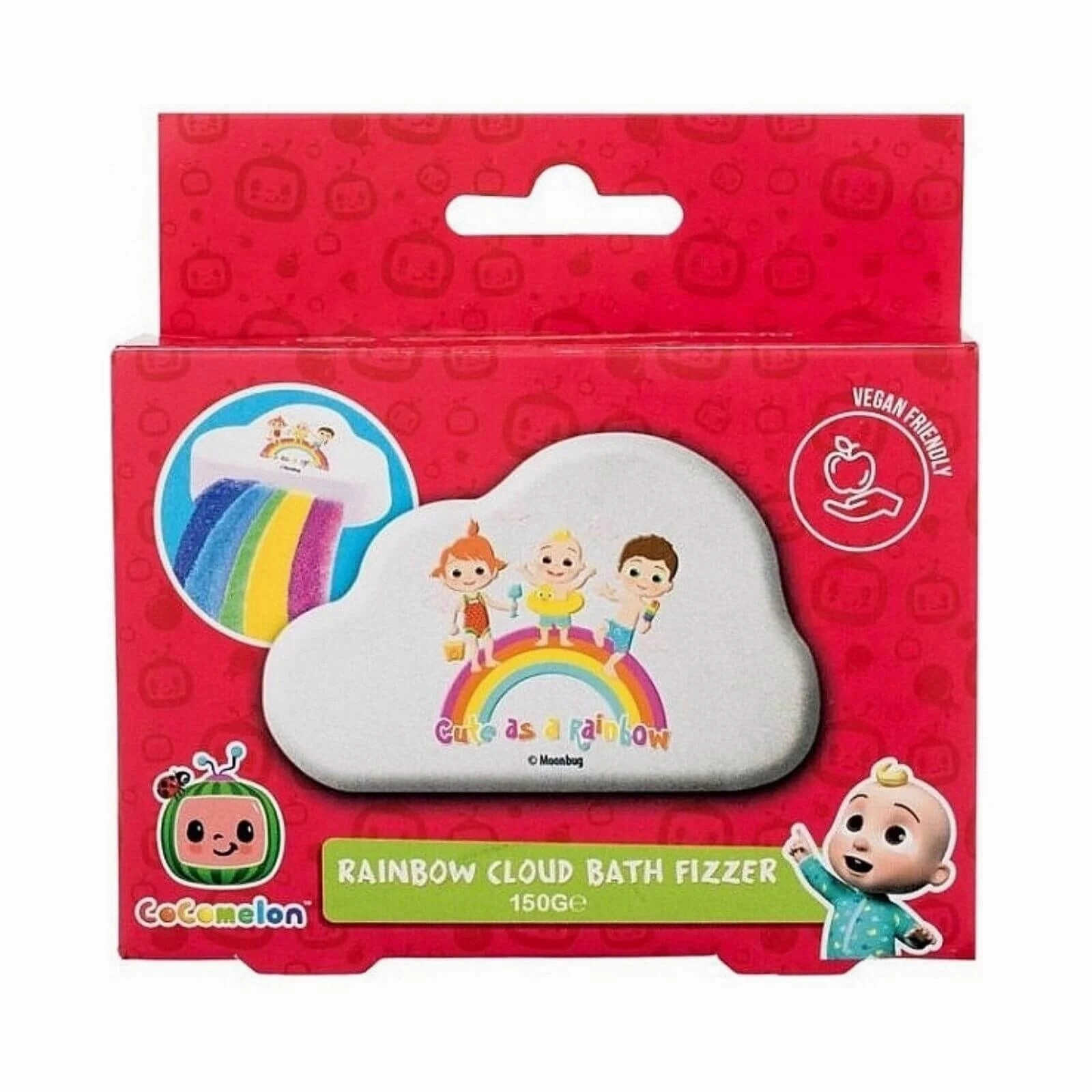 Cocomelon Rainbow Cloud Bath Fizzer 150g