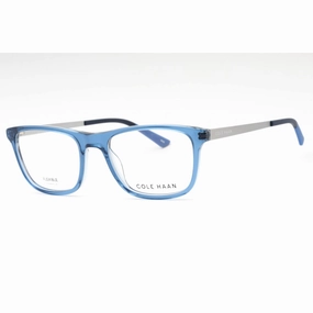 Cole Haan Men's Eyeglasses - Navy Crystal Rectangular Full Rim Frame | CH4056 416
