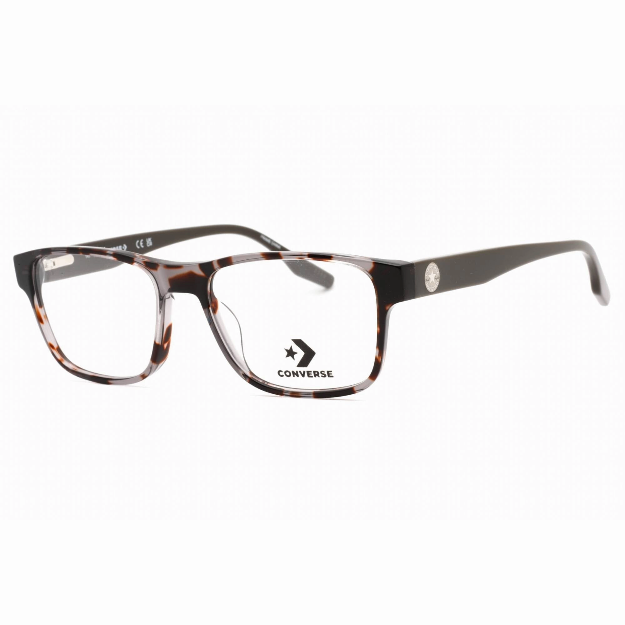 Converse Men's Eyeglasses - Charcoal Tortoise Rectangular Plastic Frame | CV5063 062