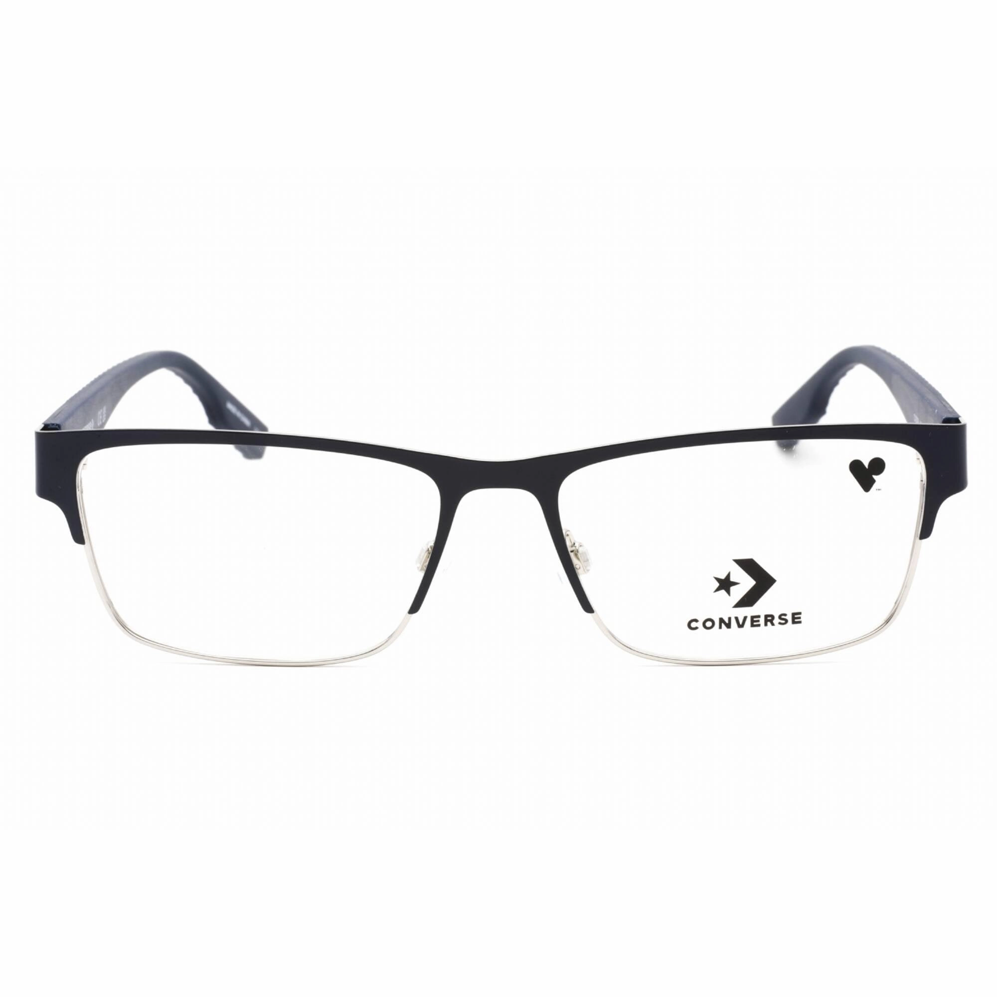 Converse Men's Eyeglasses - Matte Obsidian Half Rim Frame Clear Lens | CV3008 411