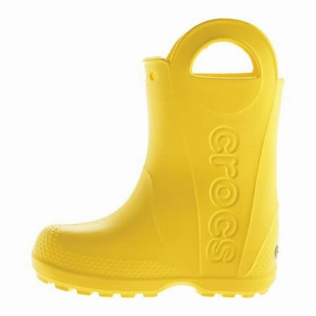 Crocs 12803-730 Toddler Handle It Rain Boot, Yellow 6 Toddler