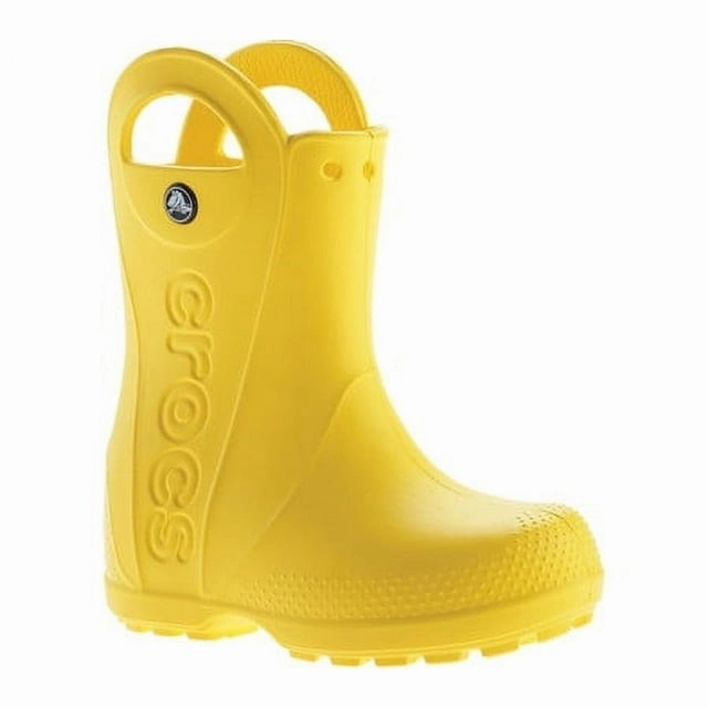Crocs 12803-730 Toddler Handle It Rain Boot, Yellow 6 Toddler