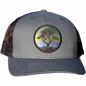 Curved Brim Trucker w/ Blackout Cypress