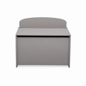 Delta Children TB83460GN-026 MySize Deluxe Toy Box, Grey
