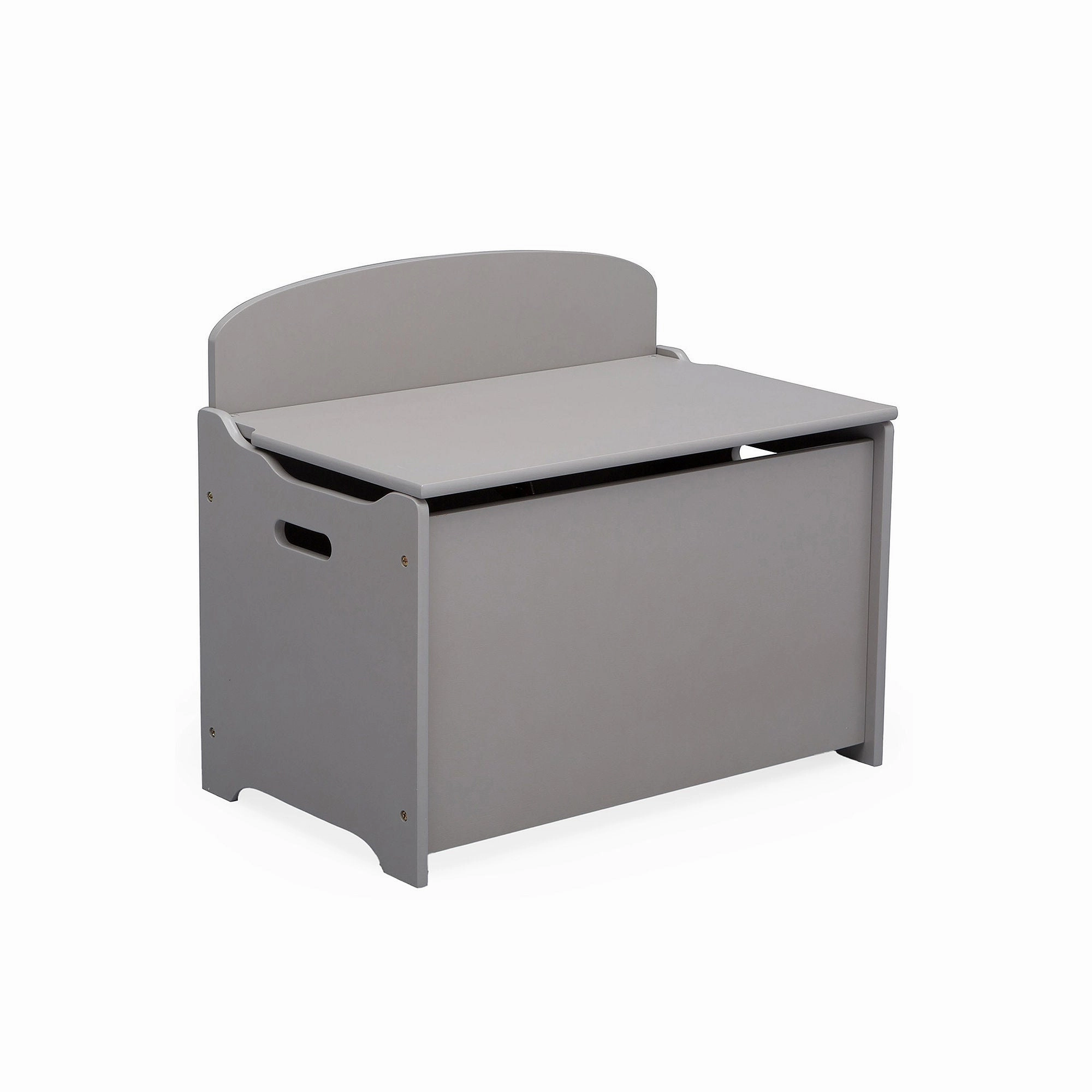 Delta Children TB83460GN-026 MySize Deluxe Toy Box, Grey