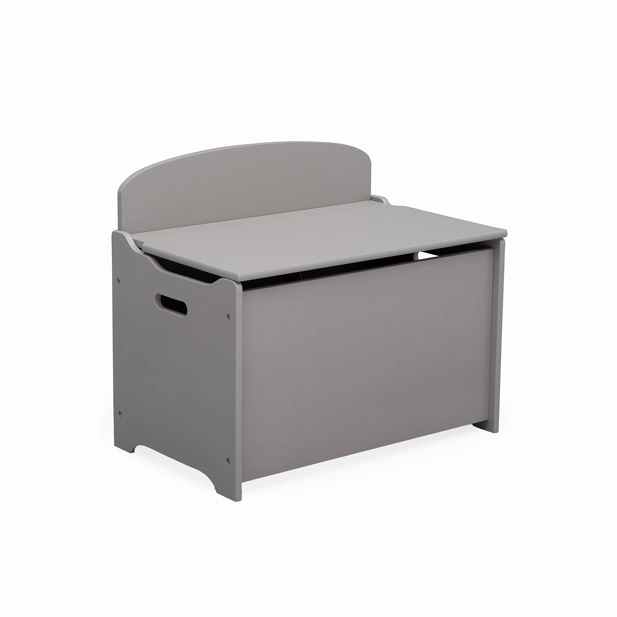 Delta Children TB83460GN-026 MySize Deluxe Toy Box, Grey