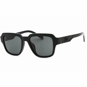 Dolce & Gabbana Men's Sunglasses - Rectangular Frame Dark Grey Lens | 0DG4402F 501/87