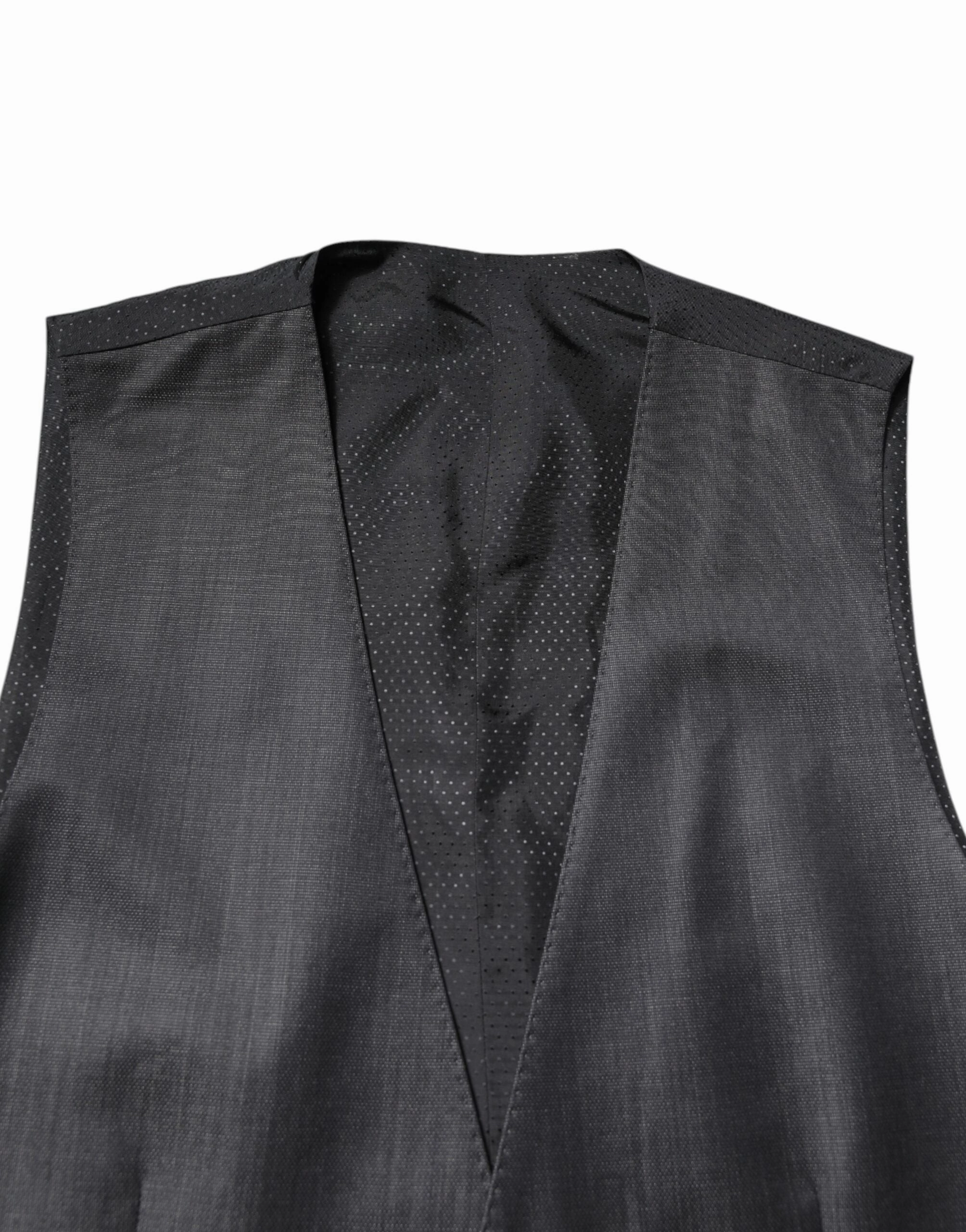 Dolce & Gabbana Wool Waistcoat Dress Formal Men's Vest