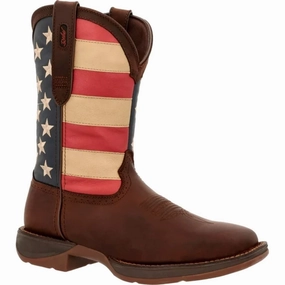 Durango Patriotic Pull-On Western Flag Boot, 11 W US