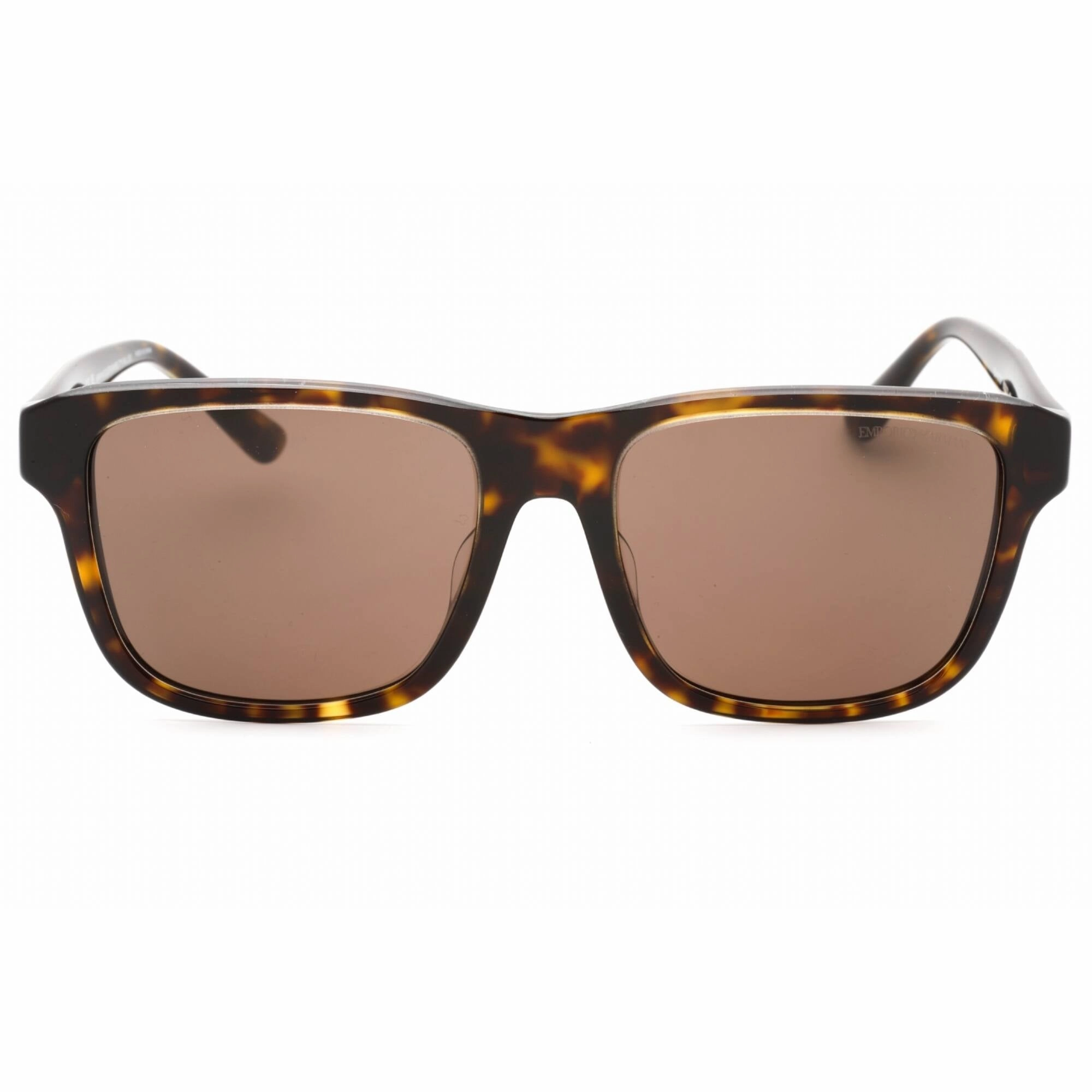 Emporio Armani Men's Sunglasses - Havana/Top Crystal Square Frame | 0EA4208F 605273