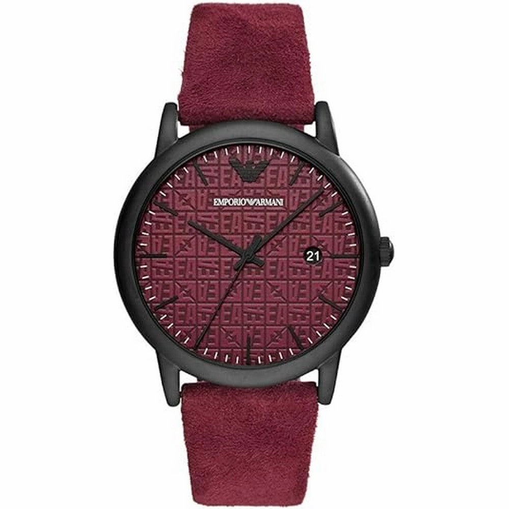 Emporio Armani Quartz Burgundy Dial Men's Watch AR11273