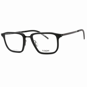 Flexon Men's Eyeglasses - Matte Black Full Rim Rectangular Frame | FLEXON B2037 002