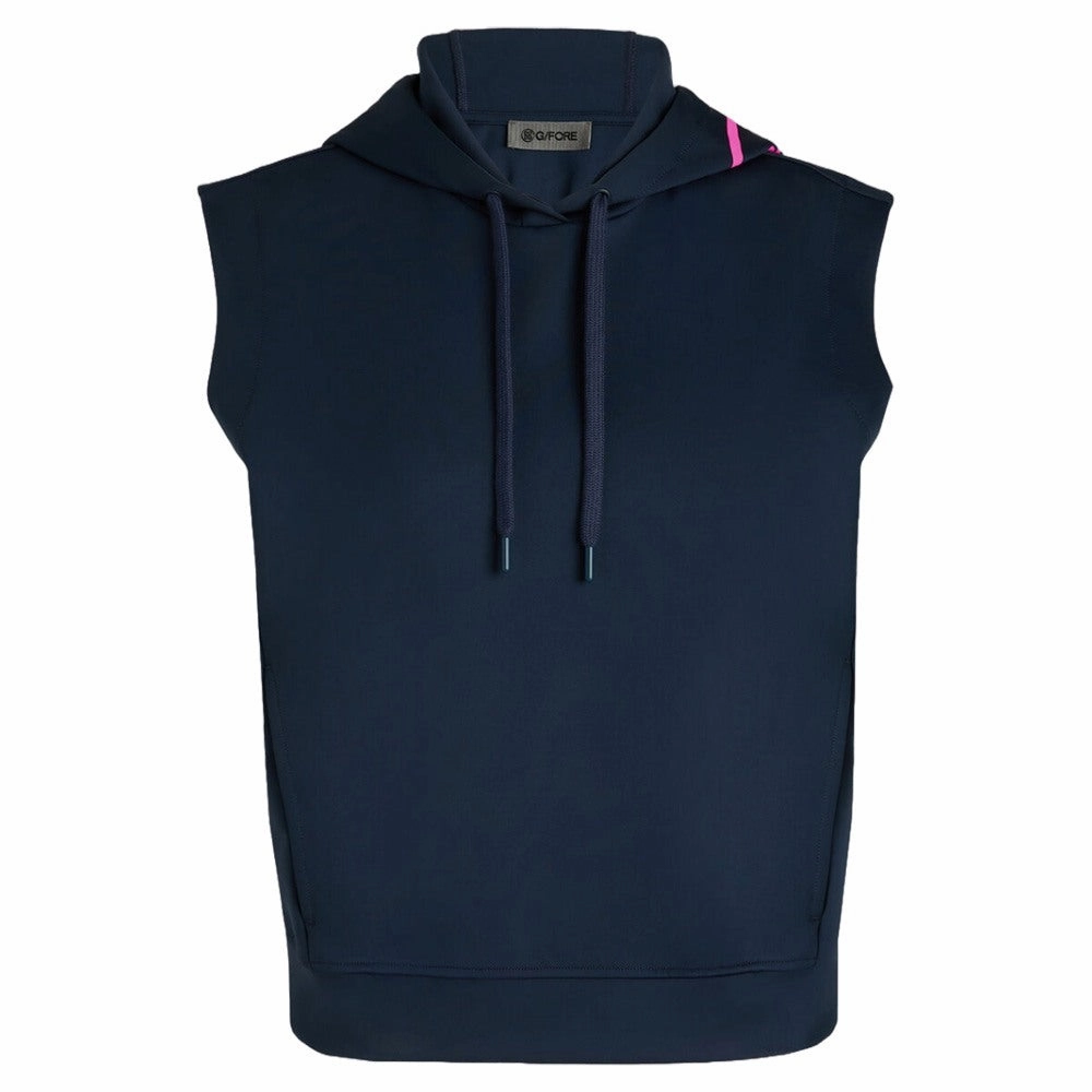 Gfore Pray For Birdies Double Knit Brushed Back Cropped Hoodie Golf Jacket Twilight - SP25 Women