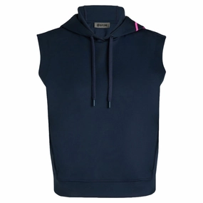 Gfore Pray For Birdies Double Knit Brushed Back Cropped Hoodie Golf Jacket Twilight - SP25 Women