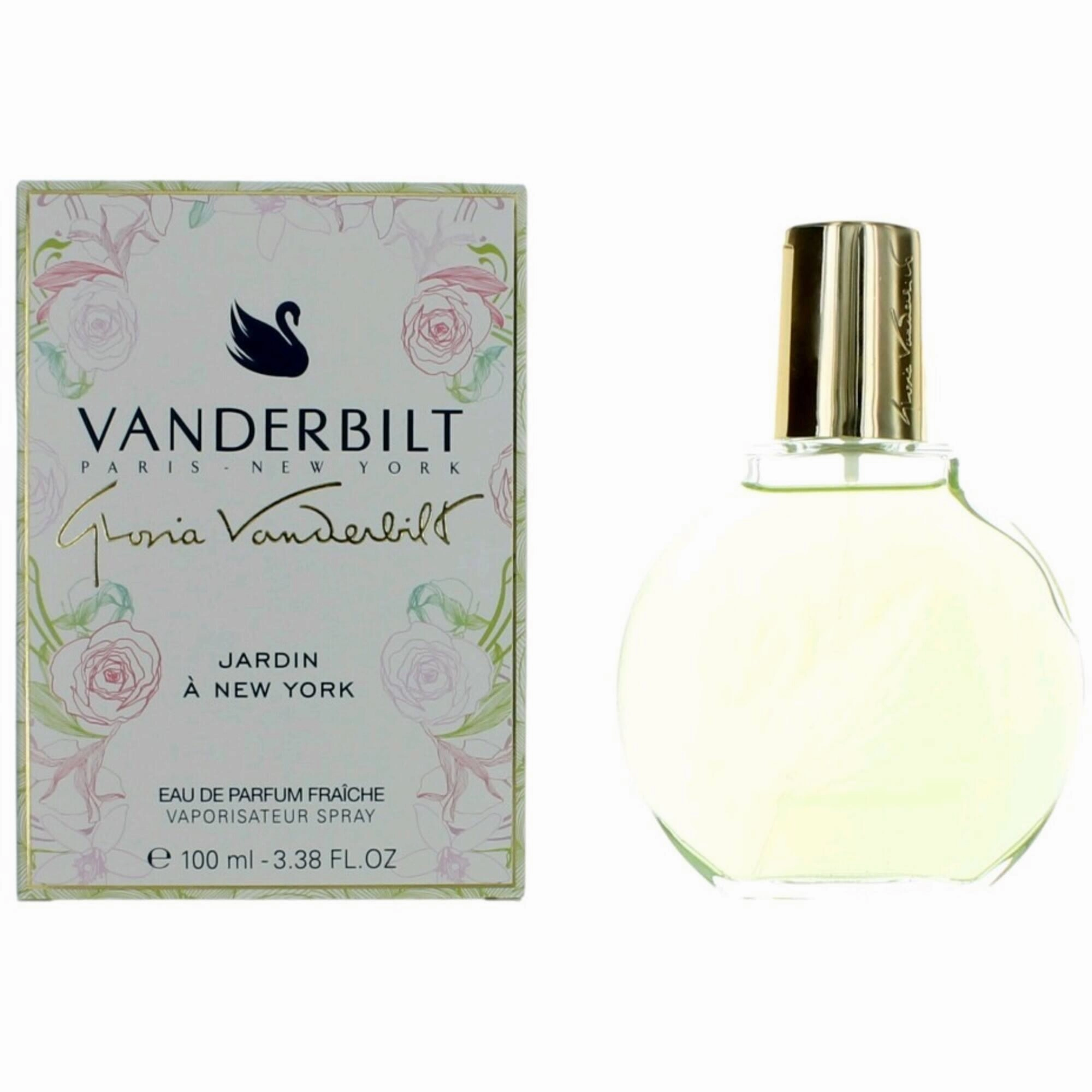 Gloria Vanderbilt Women's EDP Fraiche Spray - Vanderbilt Jardin A New York, 3.3 oz