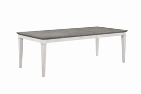 Greyridge Farm Extendable Dining Table - Grey, White