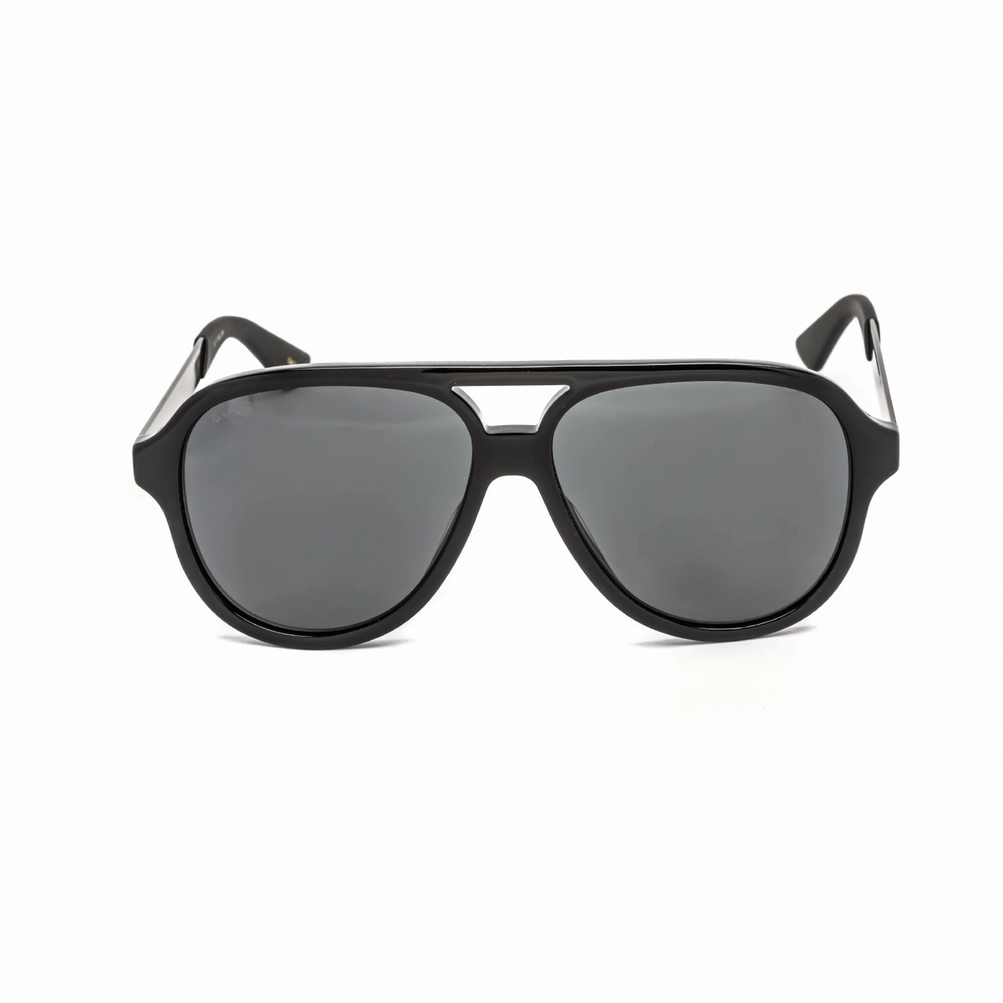 Gucci Men's Sunglasses - Black Plastic Aviator Full Rim Frame | GG0688S 001