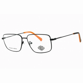 Harley Davidson Men's Eyeglasses - Matte Black Square Full Rim Frame | HD0954 002