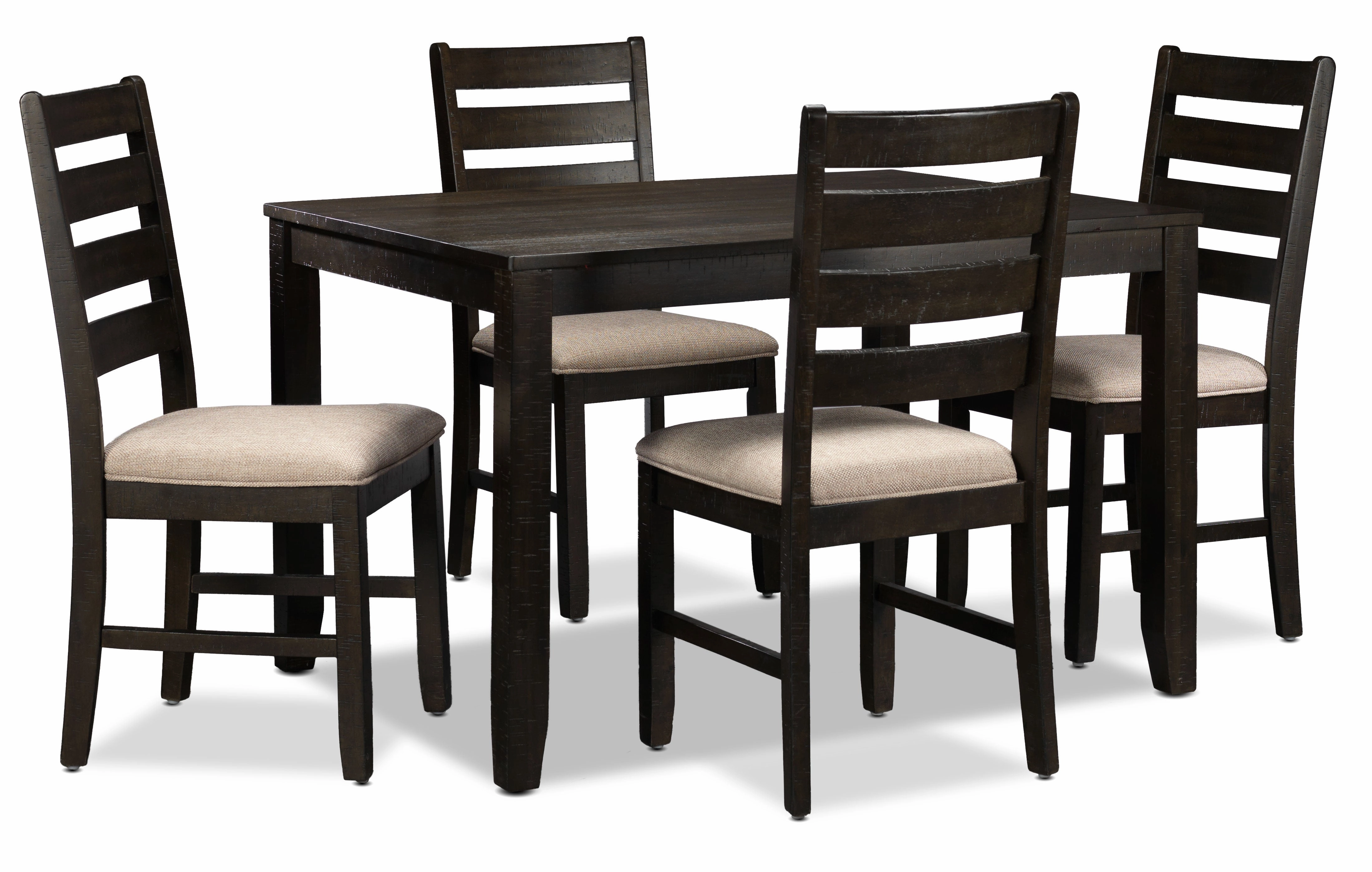Hartford 5-Piece Dining Set - Dark Brown