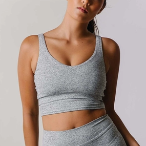 Heather Grey Focus Tank