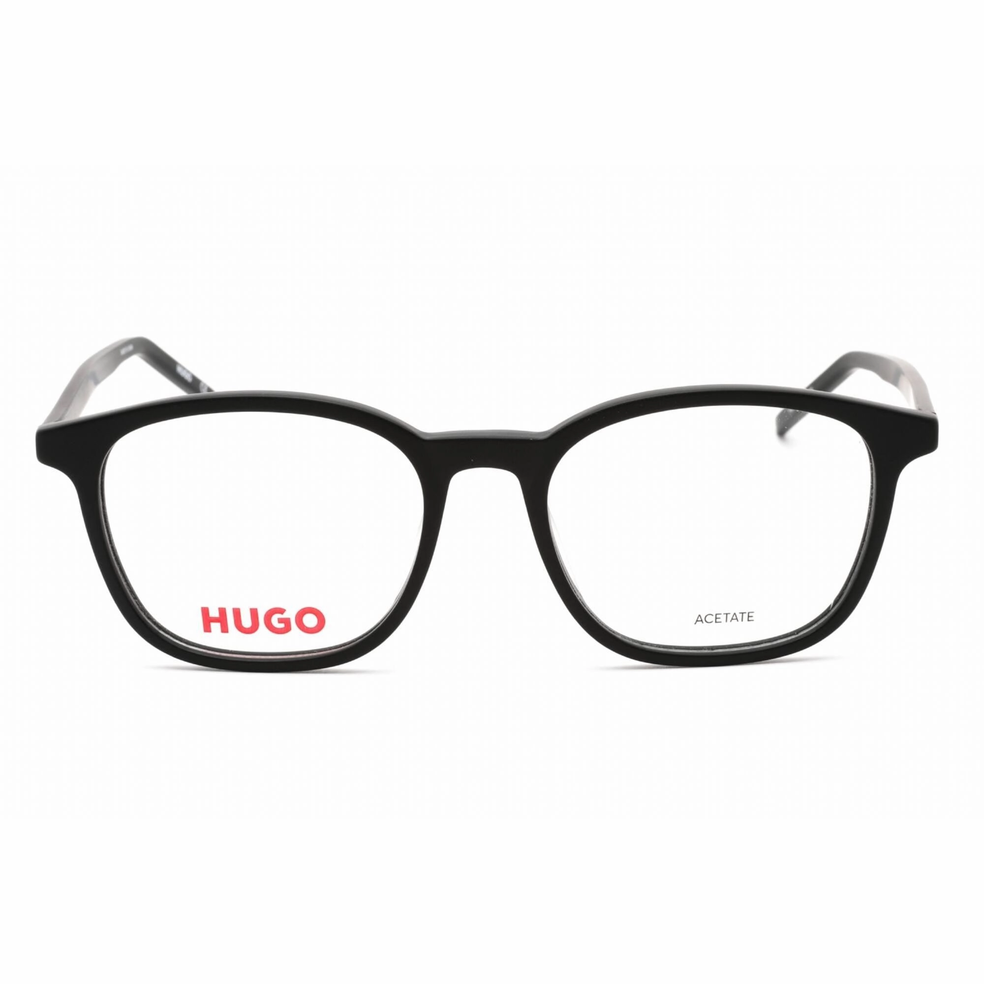 HUGO Men's Eyeglasses - Clear Demo Lens Matte Black Rectangular | HG 1024 0003 00