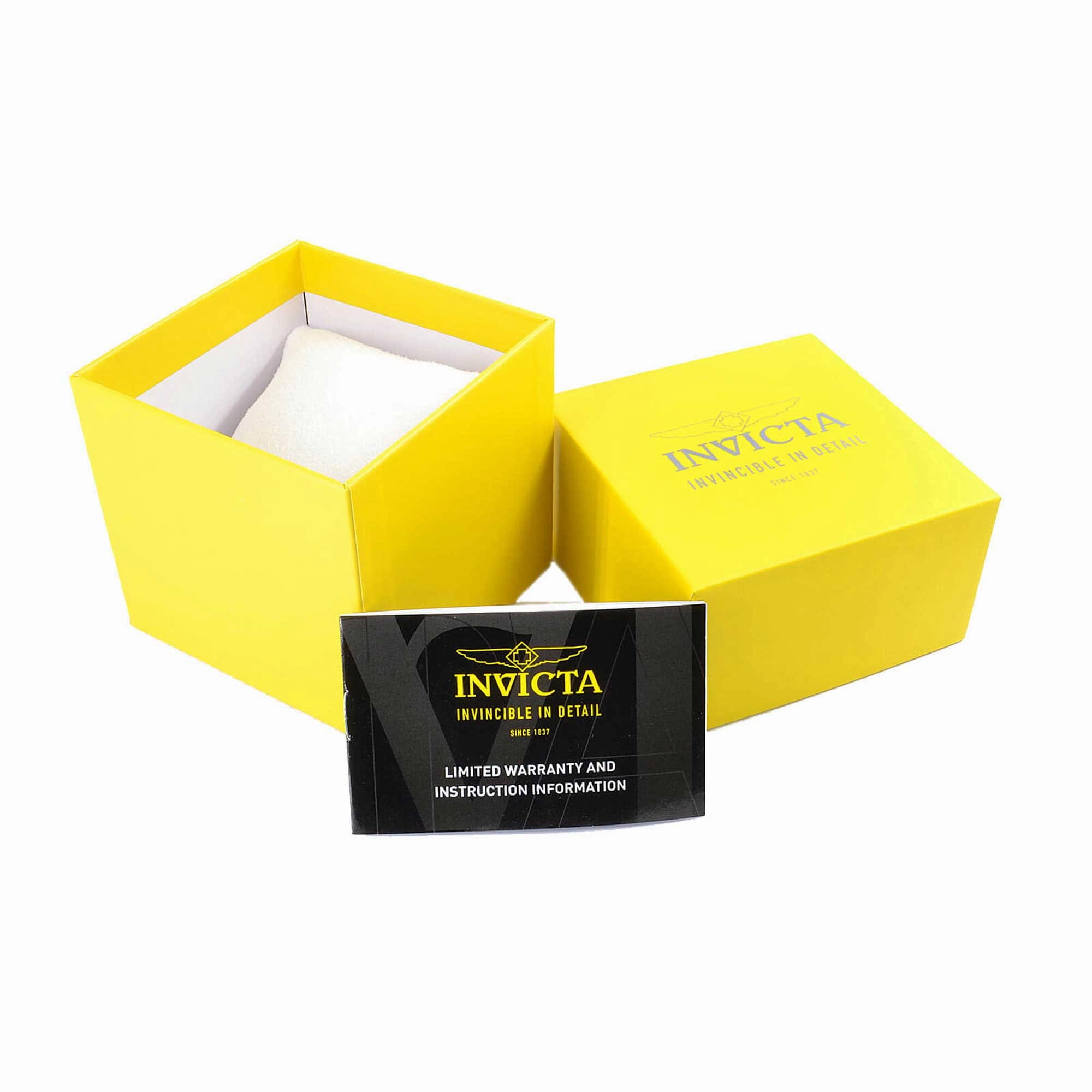 Invicta Men's Watch - Invicta Racing Quartz Yellow and Black Silicone Strap | 47383